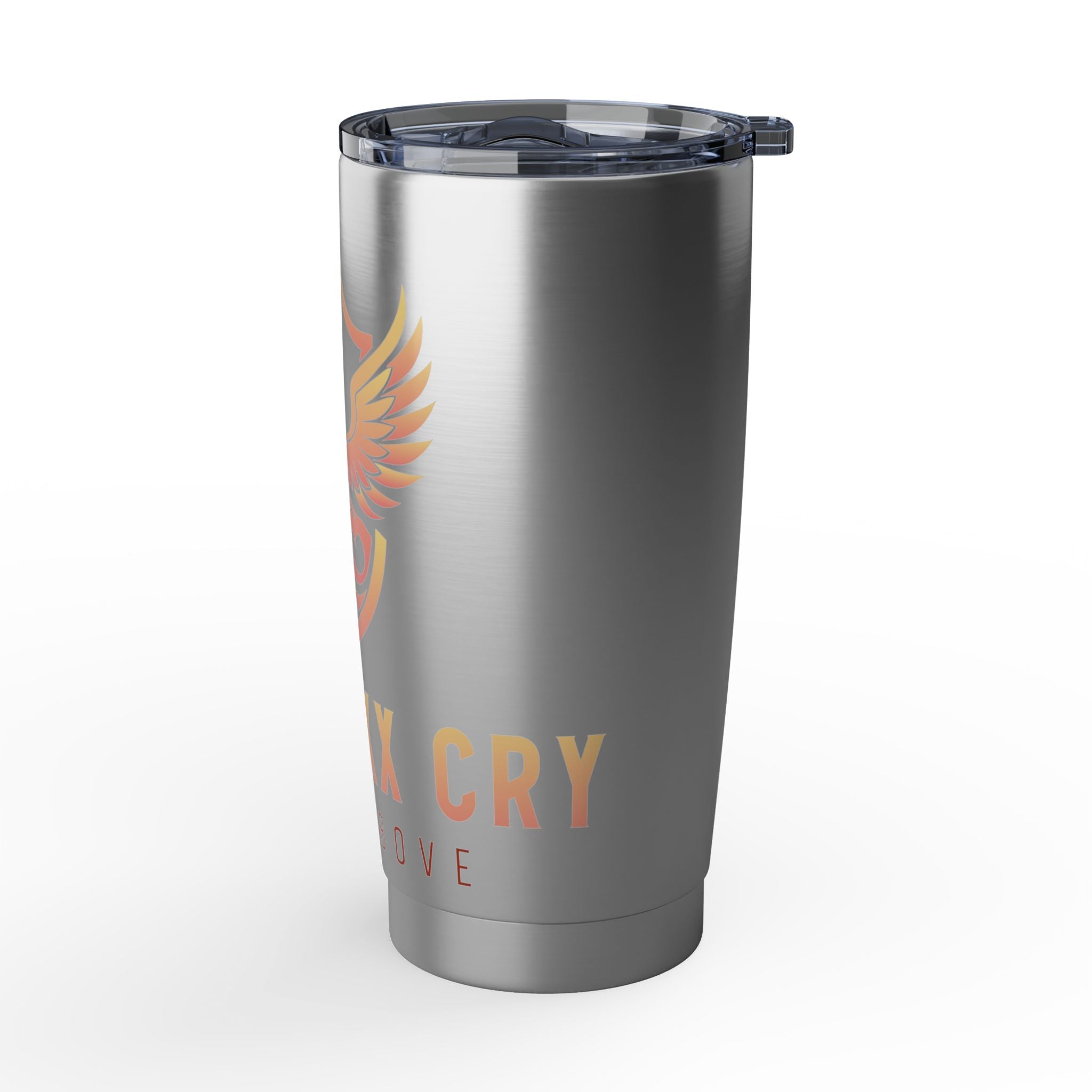Phoenixx Cry 20oz Tumbler – "Rise Above" Insulated Travel Mug