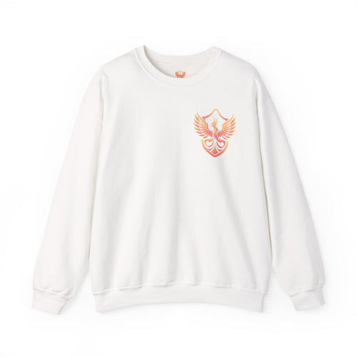 Phoenixx Crest Crewneck Sweatshirt with Back Print