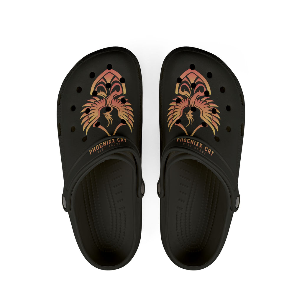 Phoenixx Cry Graphic EVA Clogs Lightweight Foam Slip-Ons