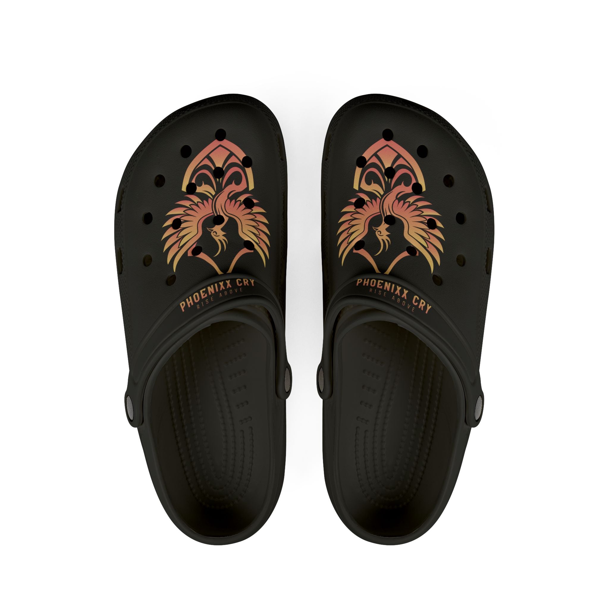 Phoenixx Cry Graphic EVA Clogs Lightweight Foam Slip-Ons