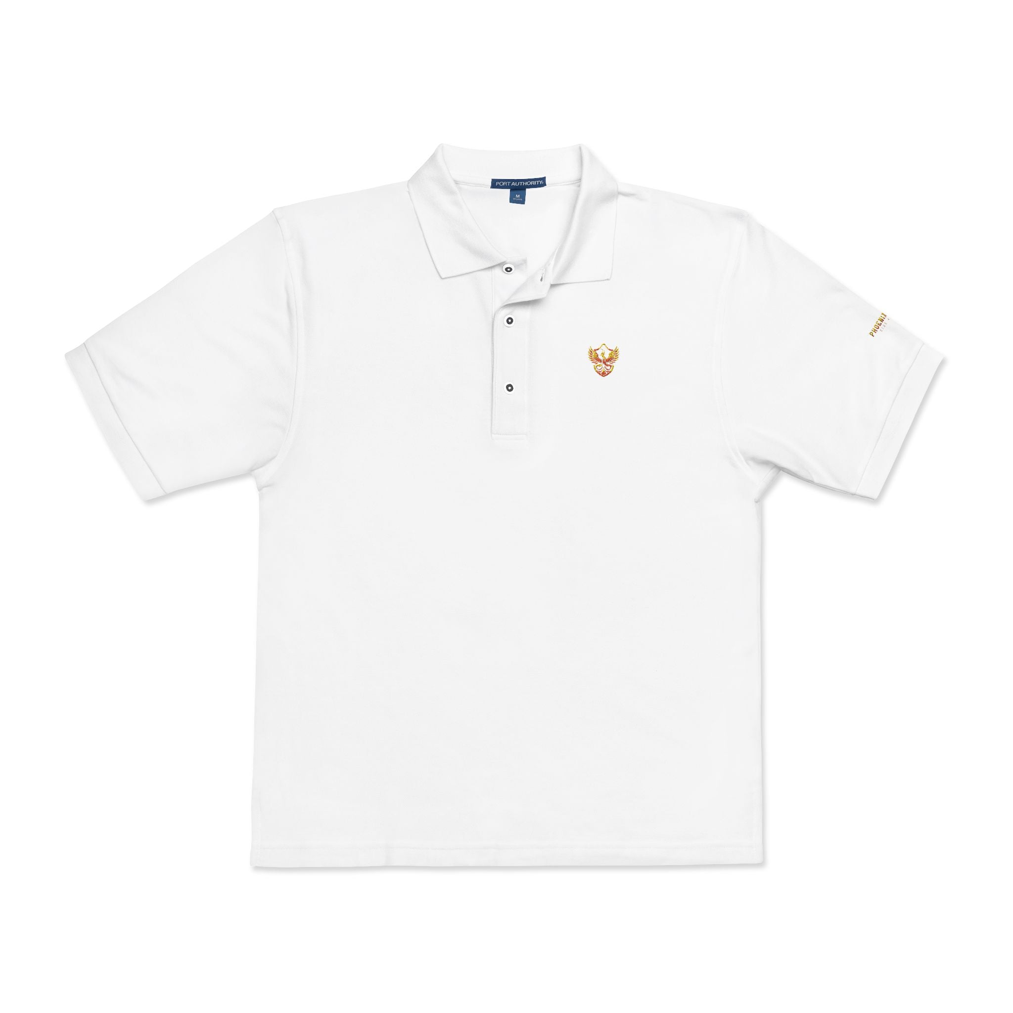 Phoenixx Cry Embroidered Crest Polo Shirt