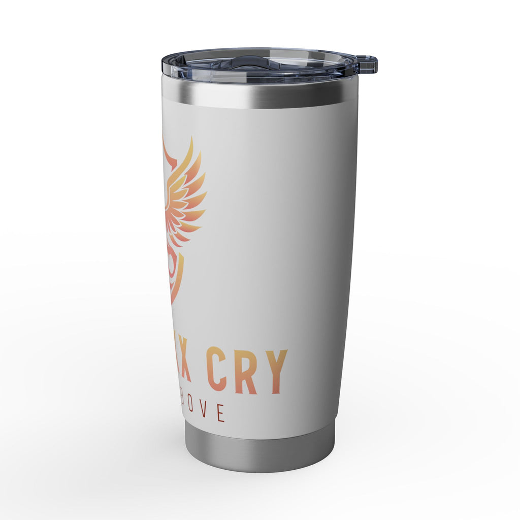 Phoenixx Cry 20oz Tumbler – "Rise Above" Insulated Travel Mug