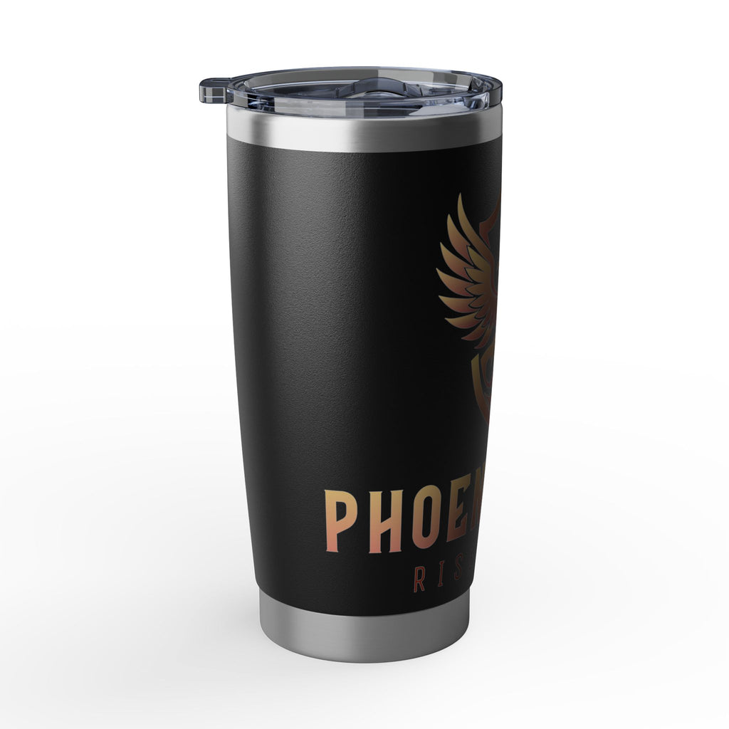 Phoenixx Cry 20oz Tumbler – "Rise Above" Insulated Travel Mug