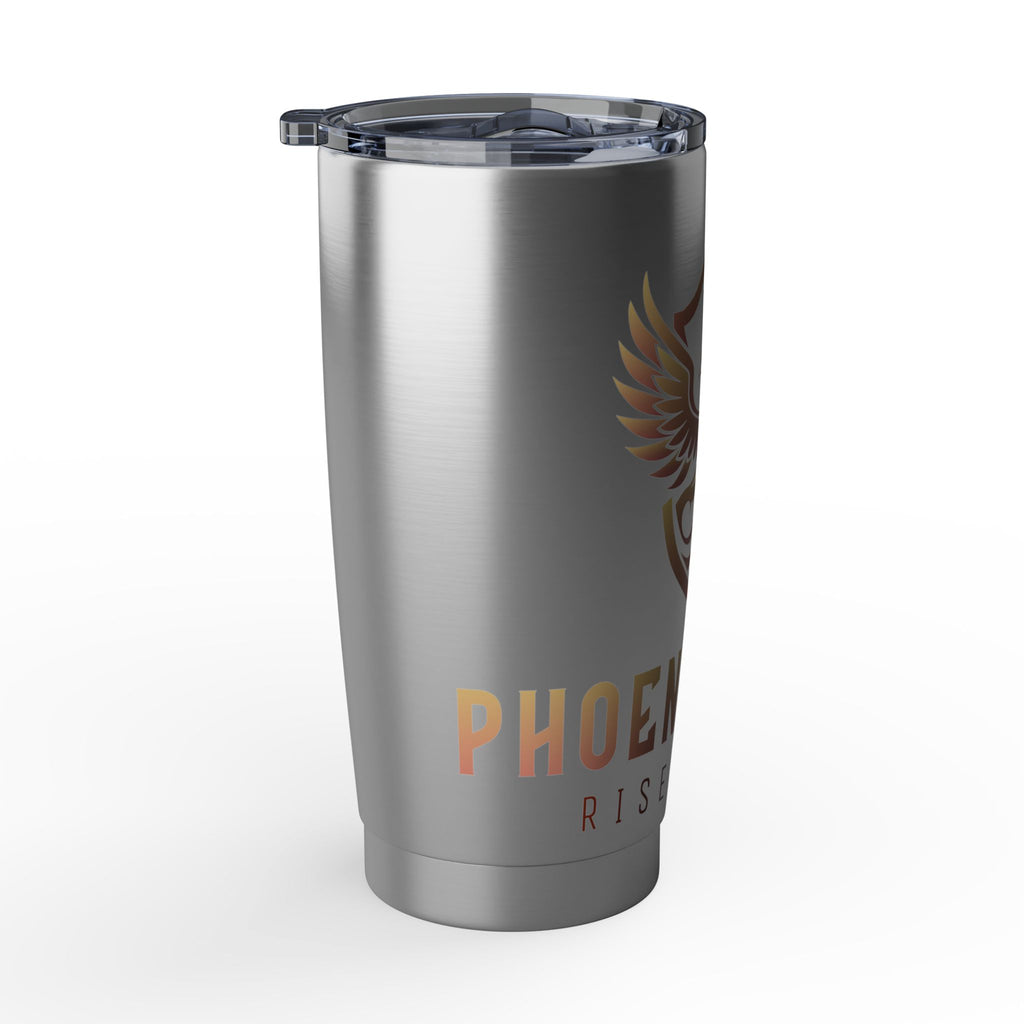 Phoenixx Cry 20oz Tumbler – "Rise Above" Insulated Travel Mug