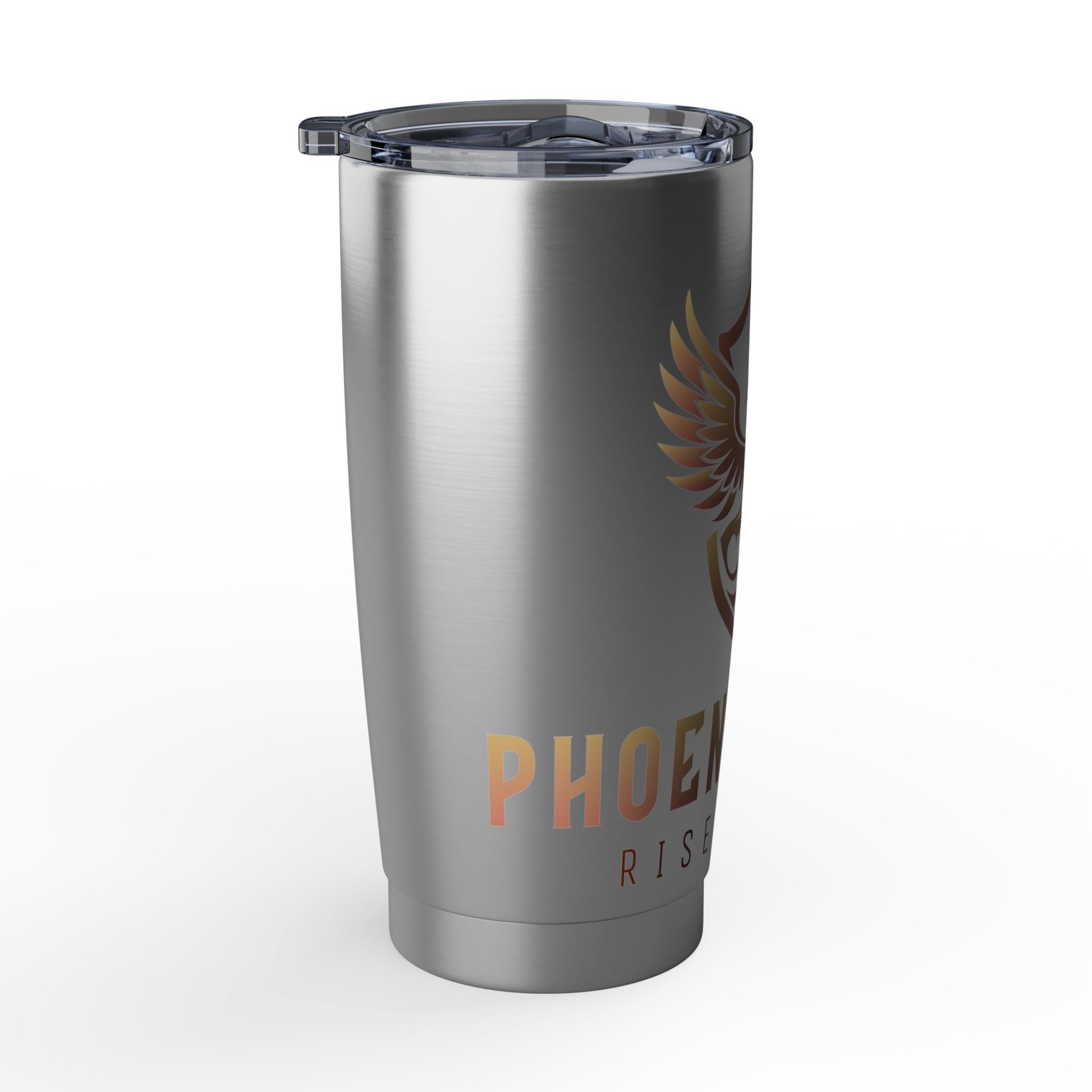 Phoenixx Cry 20oz Tumbler – "Rise Above" Insulated Travel Mug