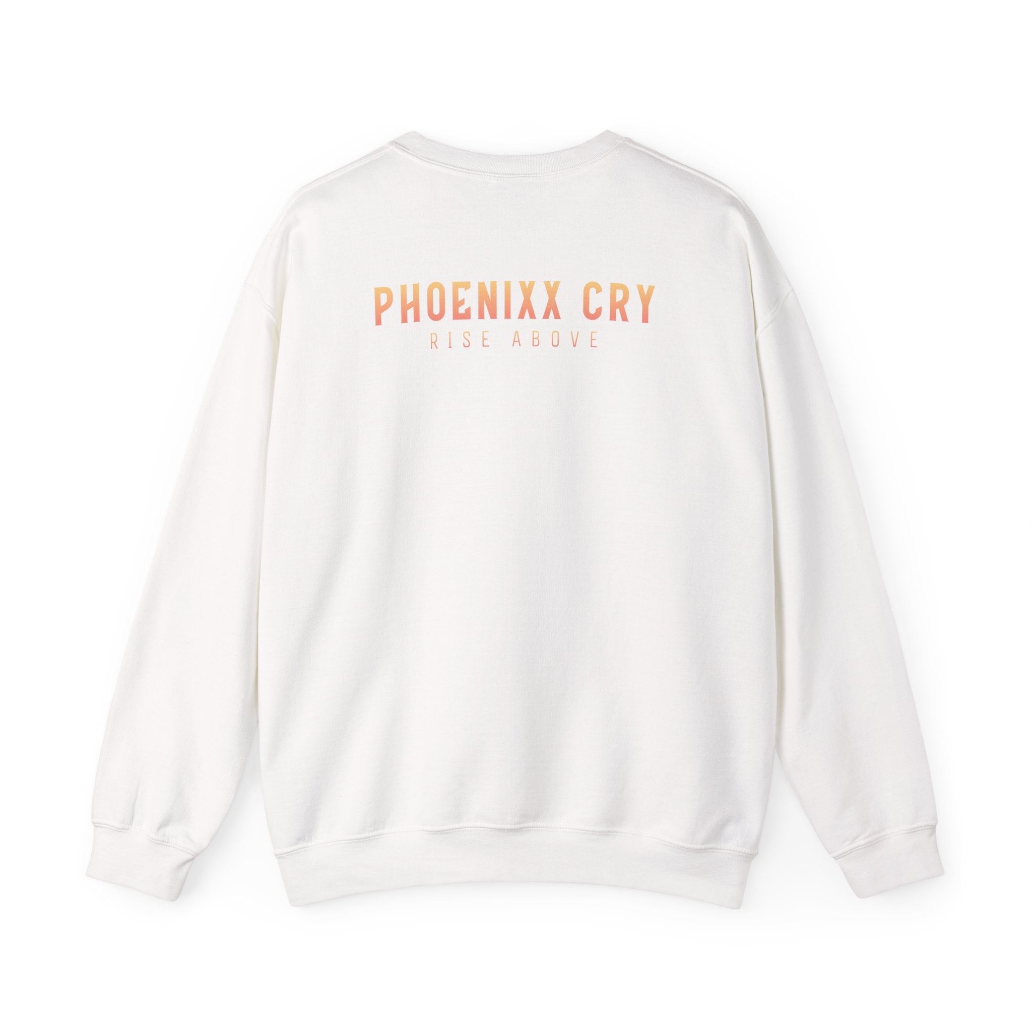 Phoenixx Crest Crewneck Sweatshirt with Back Print