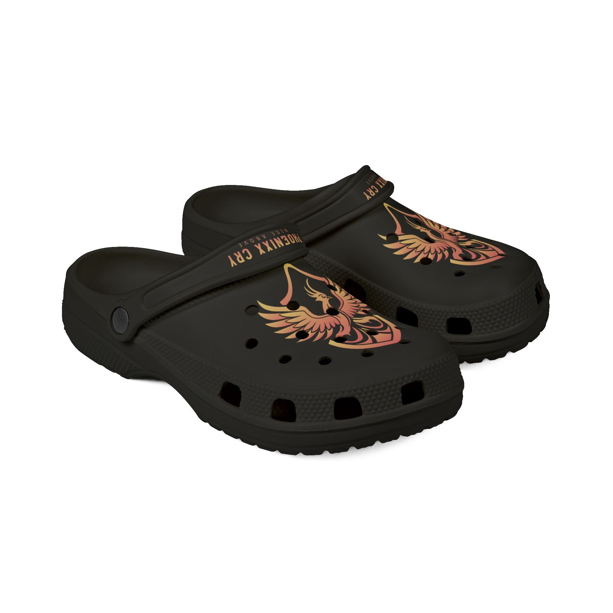 Phoenixx Cry Graphic EVA Clogs Lightweight Foam Slip-Ons
