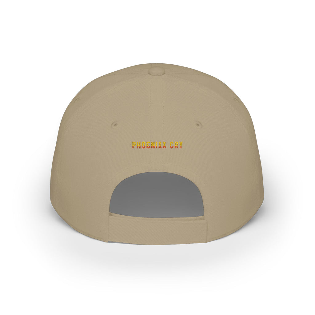 Phoenixx Cry Logo Embroidered Low Profile Baseball Cap