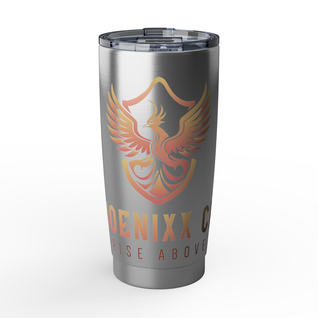 Phoenixx Cry 20oz Tumbler – "Rise Above" Insulated Travel Mug