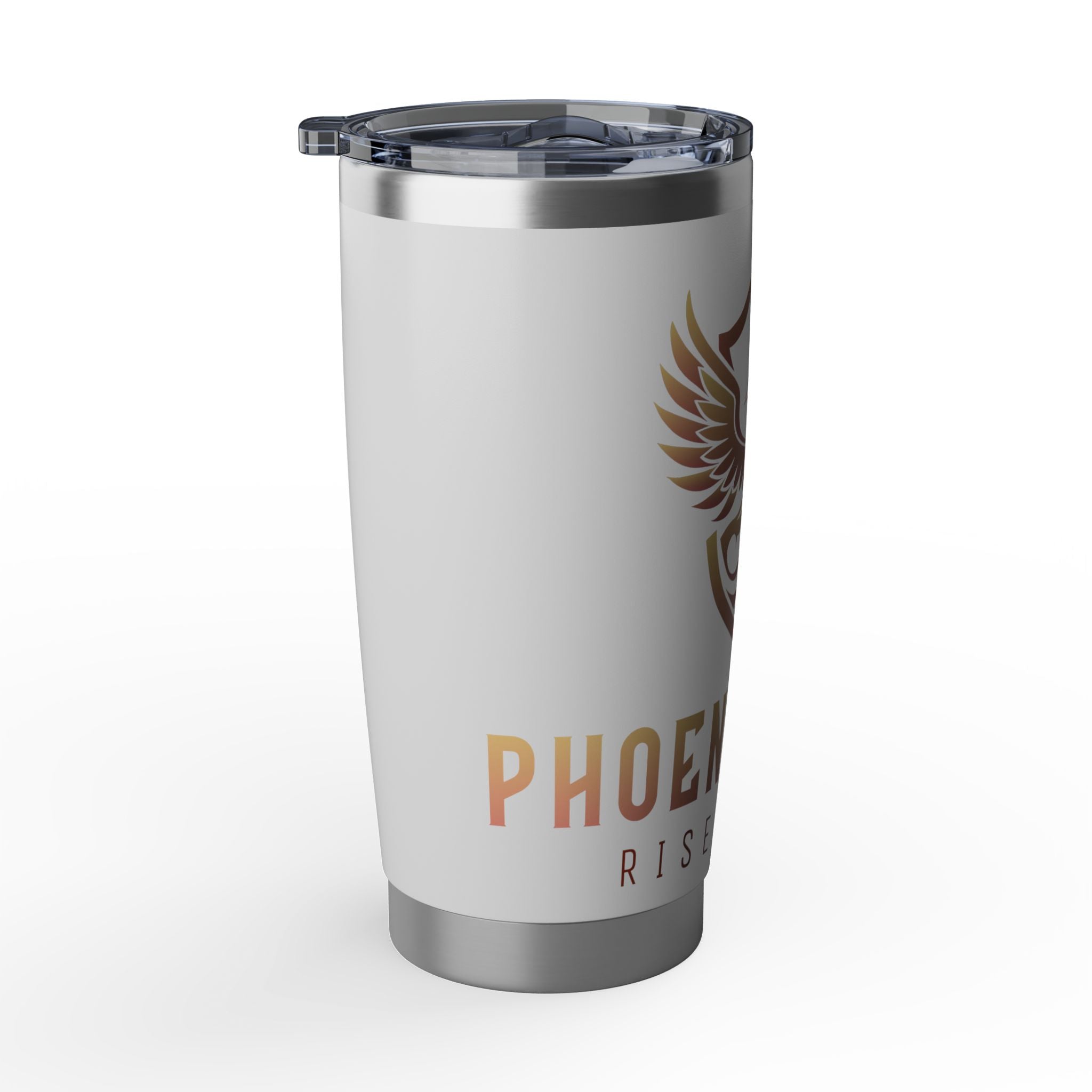 Phoenixx Cry 20oz Tumbler – "Rise Above" Insulated Travel Mug
